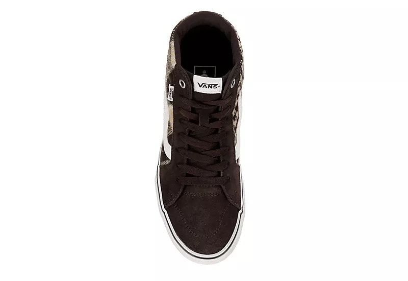 Vans Womens Filmore High Top Platform Sneaker - Brown 8 Vans Womens Filmore High Top Platform Sneaker - Brown - Image 6
