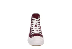 Converse Womens Chuck Taylor All Star Move High Top Sneaker - Burgundy -Shoe Sales Store US 01 401341 02