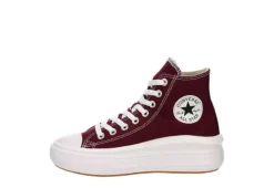 Converse Womens Chuck Taylor All Star Move High Top Sneaker - Burgundy -Shoe Sales Store US 01 401341 03