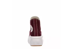 Converse Womens Chuck Taylor All Star Move High Top Sneaker - Burgundy -Shoe Sales Store US 01 401341 04