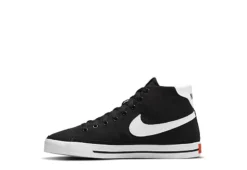 Nike Womens Court Legacy Mid Sneaker - Black -Shoe Sales Store US 01 401396 02