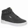 Puma Womens Carina 2.0 Chevron Mid Sneaker - Dark Grey -Shoe Sales Store US 01 401446 00