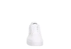 Adidas Womens Court Platform Sneaker - White -Shoe Sales Store US 01 401586 02