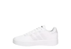 Adidas Womens Court Platform Sneaker - White -Shoe Sales Store US 01 401586 03