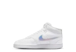 Nike Womens Court Vision Mid Sneaker - White -Shoe Sales Store US 01 401631 02