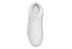 Nike Womens Court Vision Mid Sneaker - White -Shoe Sales Store US 01 401631 04