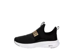 Puma Womens Softride Enzo Evo Slip-on Sneaker - Black 12 Puma Womens Softride Enzo Evo Slip-on Sneaker - Black -Shoe Sales Store US 01 401663 03