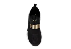 Puma Womens Softride Enzo Evo Slip-on Sneaker - Black 14 Puma Womens Softride Enzo Evo Slip-on Sneaker - Black -Shoe Sales Store US 01 401663 05