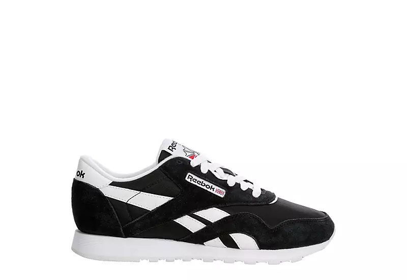 Reebok Womens Cl Nylon Sneaker - Black 4 Reebok Womens Cl Nylon Sneaker - Black - Image 2