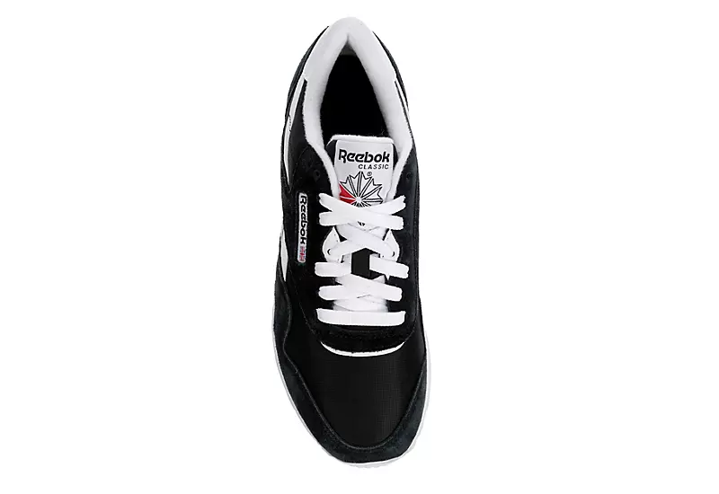 Reebok Womens Cl Nylon Sneaker - Black 8 Reebok Womens Cl Nylon Sneaker - Black - Image 6