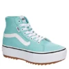 Vans Womens Filmore High Top Tapered Platform Sneaker - Aqua -Shoe Sales Store US 01 401766 00