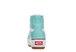 Vans Womens Filmore High Top Tapered Platform Sneaker - Aqua -Shoe Sales Store US 01 401766 04