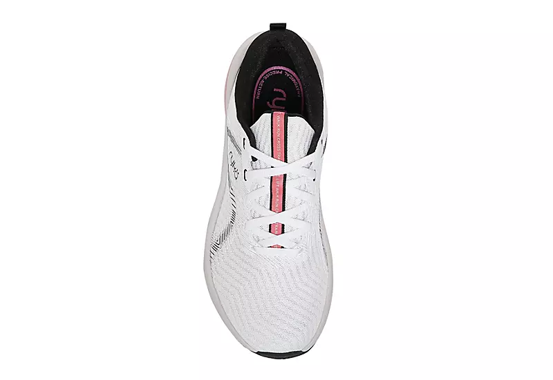 Ryka Womens Never Quit Training Shoe - White 8 Ryka Womens Never Quit Training Shoe - White - Image 6