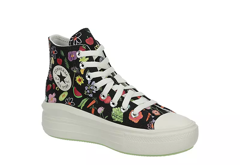 Converse Womens Chuck Taylor All Star Move High Top Sneaker - Multicolor 3 Converse Womens Chuck Taylor All Star Move High Top Sneaker - Multicolor