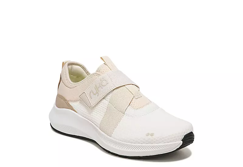 Ryka Womens Fame Slip On Sneaker - White 3 Ryka Womens Fame Slip On Sneaker - White