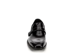 Stacy Adams Mens Abram Moc Toe Bit Slip On Oxford - Black -Shoe Sales Store US 01 420070 02