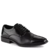 Stacy Adams Mens Waltham Cap Toe Oxford - Black -Shoe Sales Store US 01 423099 00