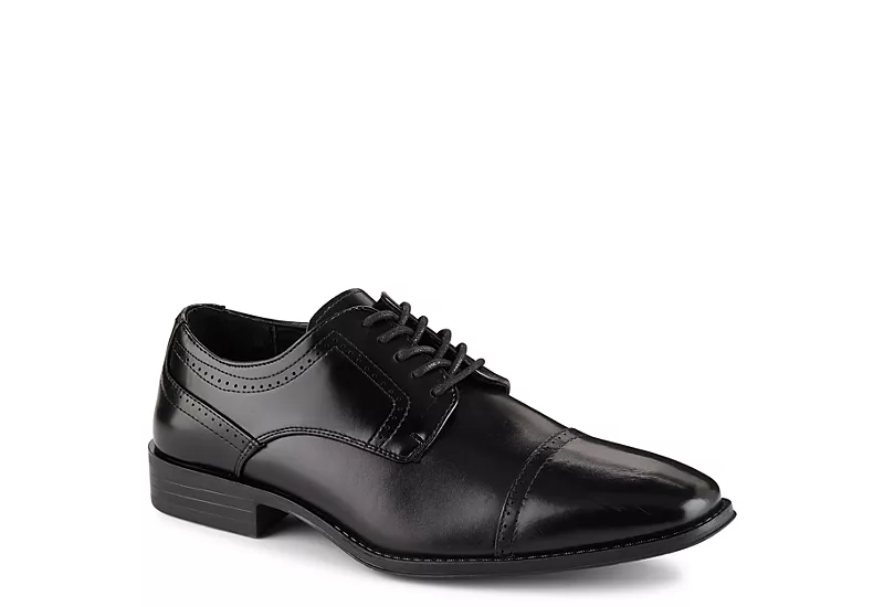 Stacy Adams Mens Waltham Cap Toe Oxford - Black 3 Stacy Adams Mens Waltham Cap Toe Oxford - Black