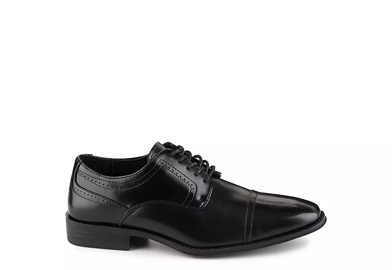Stacy Adams Mens Waltham Cap Toe Oxford - Black 4 Stacy Adams Mens Waltham Cap Toe Oxford - Black - Image 2