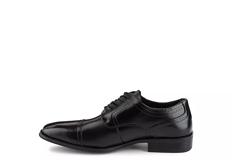 Stacy Adams Mens Waltham Cap Toe Oxford - Black 6 Stacy Adams Mens Waltham Cap Toe Oxford - Black - Image 4