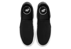 Nike Womens Court Legacy Slip On Sneaker - Black -Shoe Sales Store US 01 430391 04