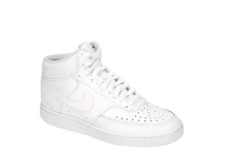 Nike Womens Court Vision Mid Sneaker - White