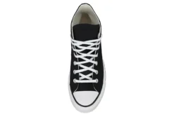 Converse Womens Chuck Taylor All Star High Top Platform Sneaker - Black -Shoe Sales Store US 01 431054 05