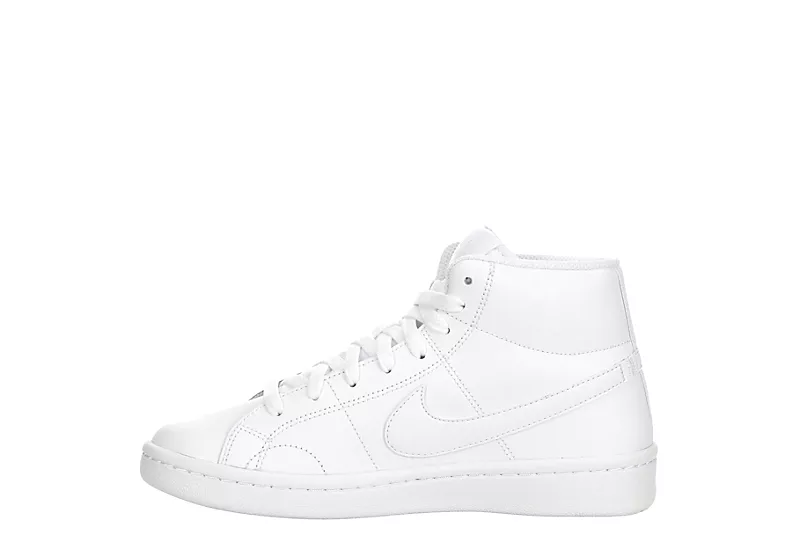Nike Womens Court Royale 2 Mid Sneaker - White 6 Nike Womens Court Royale 2 Mid Sneaker - White - Image 4