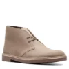 Clarks Mens Bushacre 2 Chukka Boot - Taupe -Shoe Sales Store US 01 500394 00