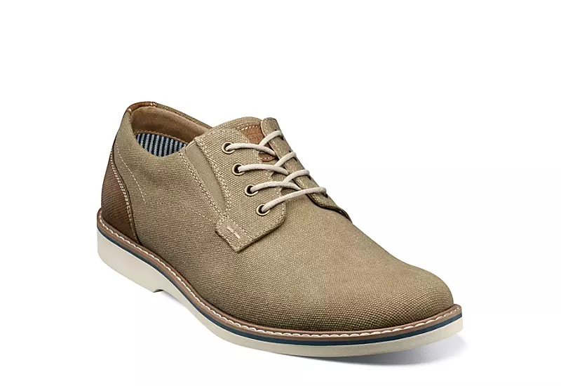 Nunn Bush Mens Barklay Oxford - Khaki 3 Nunn Bush Mens Barklay Oxford - Khaki