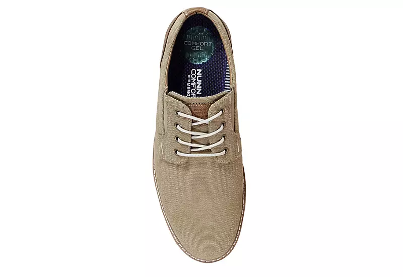Nunn Bush Mens Barklay Oxford - Khaki 8 Nunn Bush Mens Barklay Oxford - Khaki - Image 6