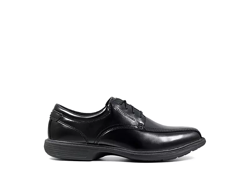 Nunn Bush Mens Bartole Street Bike Toe Oxford - Black 4 Nunn Bush Mens Bartole Street Bike Toe Oxford - Black - Image 2