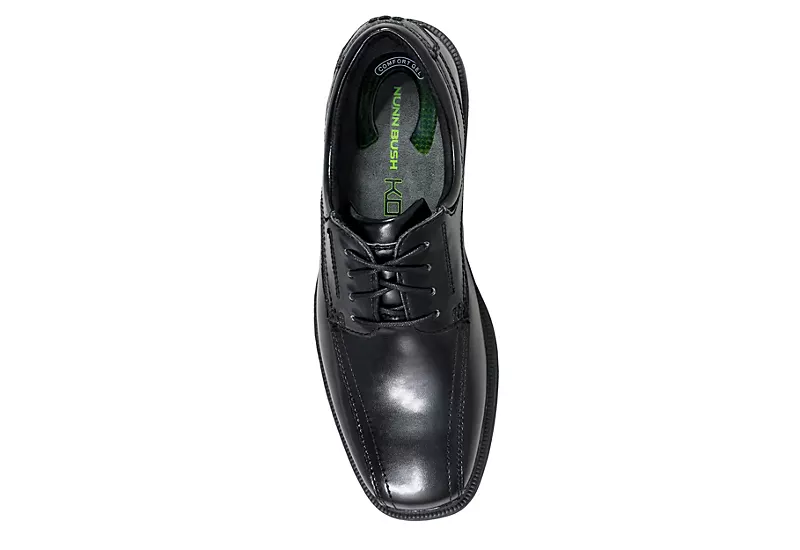 Nunn Bush Mens Bartole Street Bike Toe Oxford - Black 8 Nunn Bush Mens Bartole Street Bike Toe Oxford - Black - Image 6