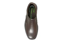 Nunn Bush Mens Bleeker Street Bike Toe Slip On Oxford - Brown -Shoe Sales Store US 01 500488 05