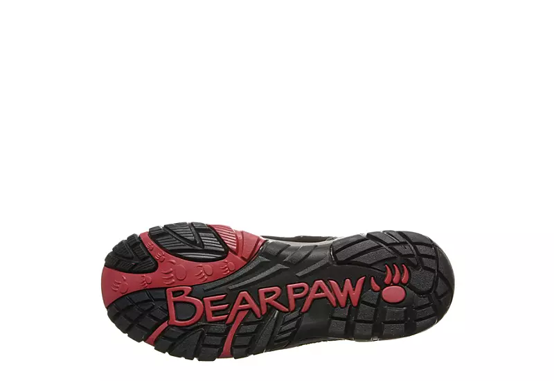 Bearpaw Mens Brock Mid Hiking Boot - Black 6 Bearpaw Mens Brock Mid Hiking Boot - Black - Image 4