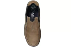 Nunn Bush Mens Quest Moc Toe Slip On Oxford - Tan -Shoe Sales Store US 01 500699 05