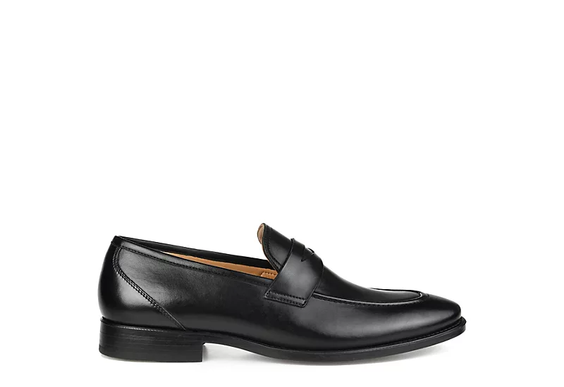 Thomas & Vine Mens Bishop Penny Loafer Oxford - Black 4 Thomas & Vine Mens Bishop Penny Loafer Oxford - Black - Image 2