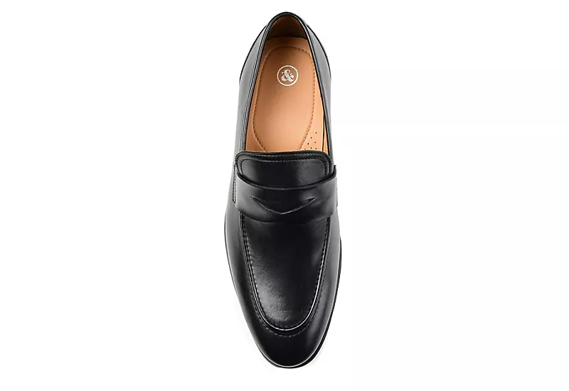 Thomas & Vine Mens Bishop Penny Loafer Oxford - Black 8 Thomas & Vine Mens Bishop Penny Loafer Oxford - Black - Image 6