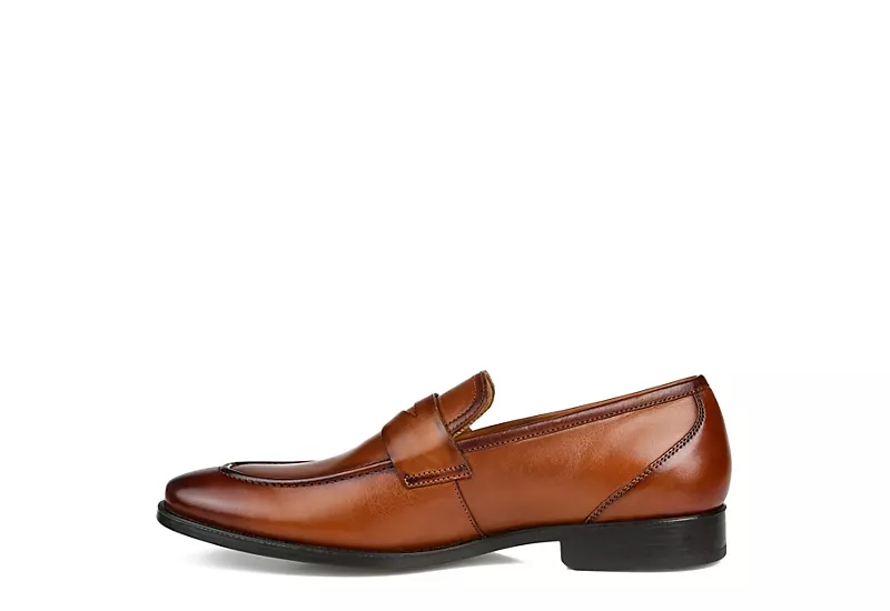 Thomas & Vine Mens Bishop Penny Loafer Oxford - Cognac 6 Thomas & Vine Mens Bishop Penny Loafer Oxford - Cognac - Image 4