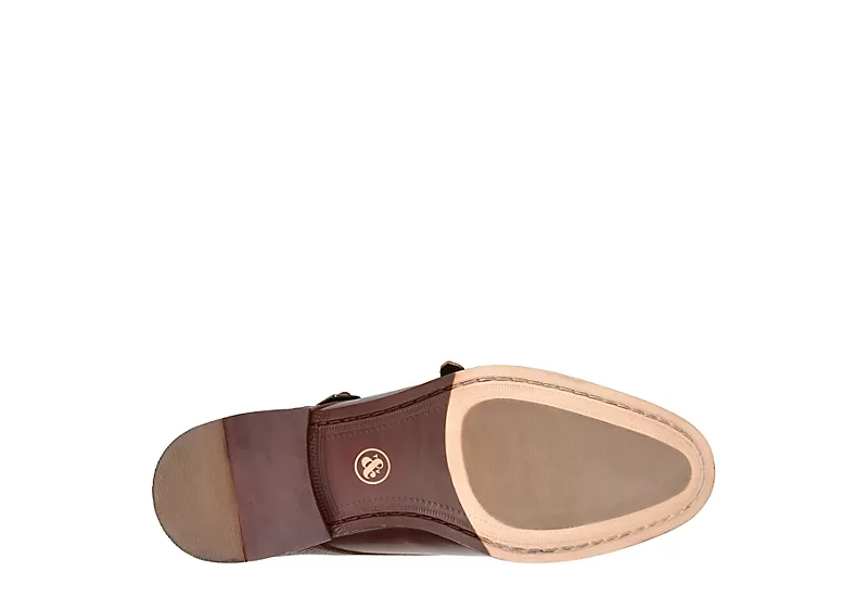Thomas & Vine Mens Calvin Monk Strap Oxford - Brown 9 Thomas & Vine Mens Calvin Monk Strap Oxford - Brown - Image 7