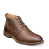 Florsheim Mens Lodge Plain Toe Chukka Boot - Brown