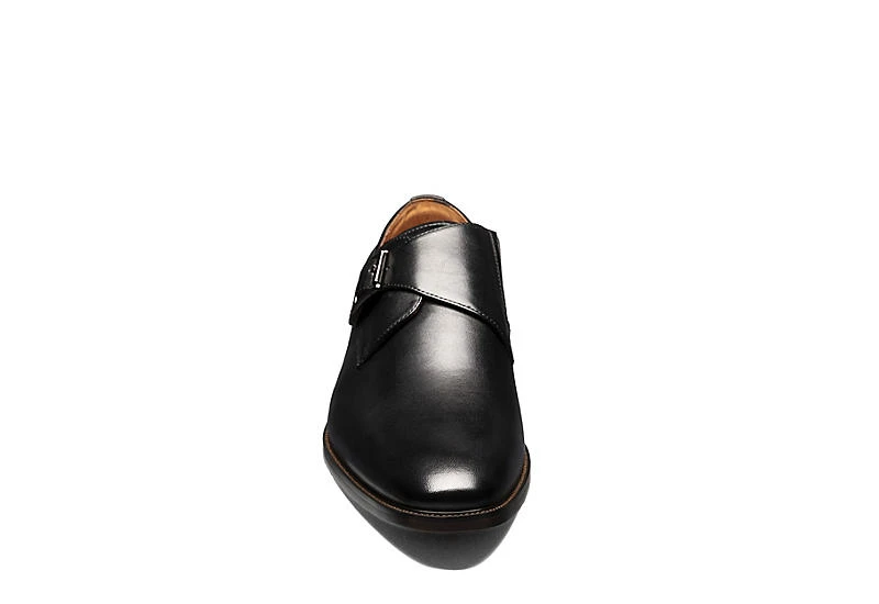 Florsheim Mens Sorrento Plain Toe Single Monk Strap Oxford - Black 5 Florsheim Mens Sorrento Plain Toe Single Monk Strap Oxford - Black - Image 3