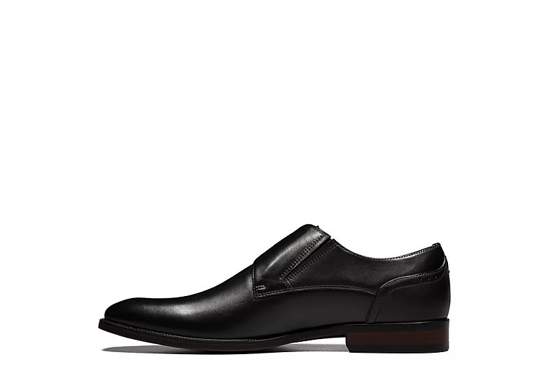 Florsheim Mens Sorrento Plain Toe Single Monk Strap Oxford - Black 6 Florsheim Mens Sorrento Plain Toe Single Monk Strap Oxford - Black - Image 4