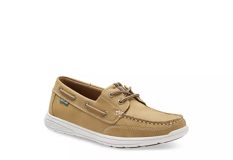 Eastland Mens Benton Boat Shoe - Natural 3 Eastland Mens Benton Boat Shoe - Natural
