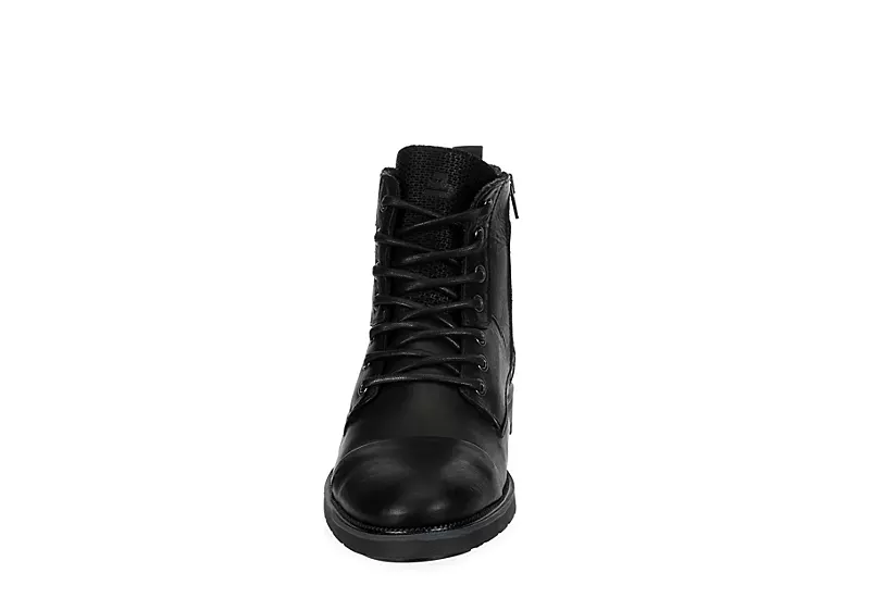 Bullboxer Mens Thomas Lace-up Boot - Black 5 Bullboxer Mens Thomas Lace-up Boot - Black - Image 3