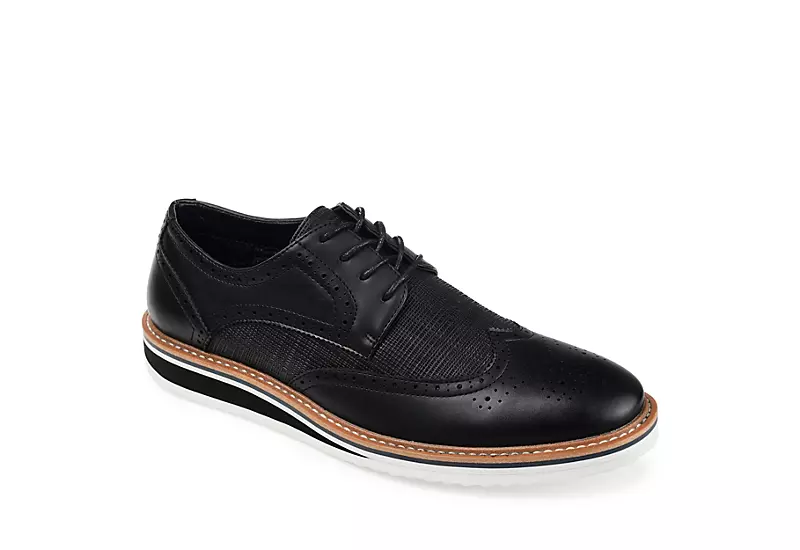 Vance Co Mens Warrick Oxford - Black 3 Vance Co Mens Warrick Oxford - Black