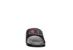 Champion Mens Mega Slide Big C Slide Sandal - Black -Shoe Sales Store US 01 501319 02