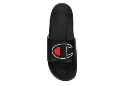 Champion Mens Mega Slide Big C Slide Sandal - Black -Shoe Sales Store US 01 501319 05