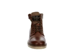 Franco Fortini Mens Wyatt Lace-up Boot - Brown -Shoe Sales Store US 01 501325 02