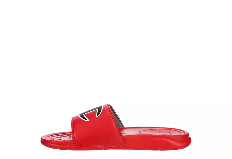 Champion Mens Mega Slide Big C Slide Sandal - Red 6 Champion Mens Mega Slide Big C Slide Sandal - Red - Image 4